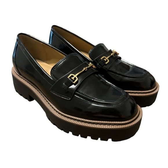 Sam Edelman Shoes - Sam Edelman Laurs Lug Sole Loafer Chunky Platform Women’s Size 8.5 Black Shoes